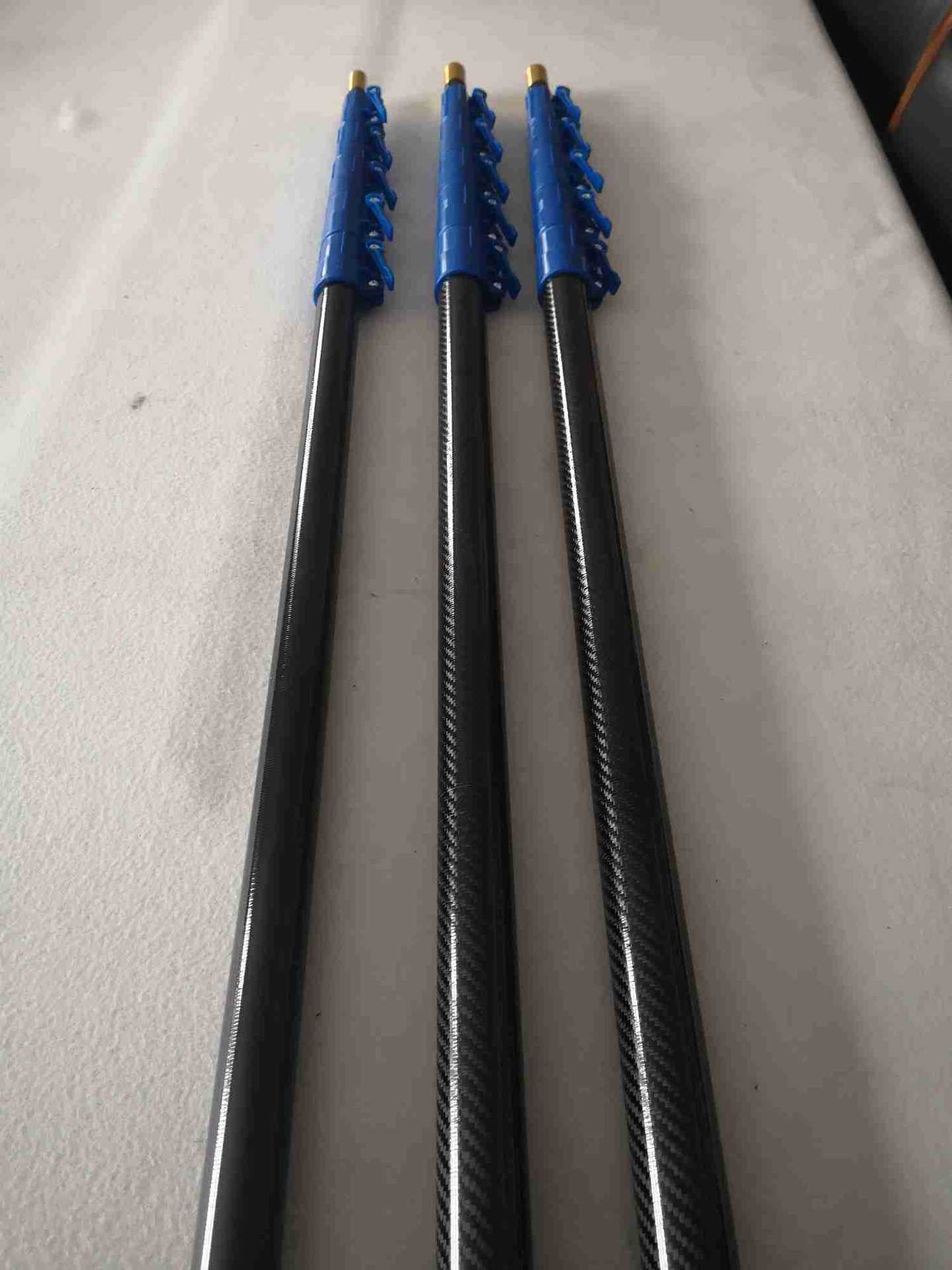 碳纤维清洁杆 碳纤维玻璃清洁杆 超轻碳纤擦玻璃伸缩杆厂家直销