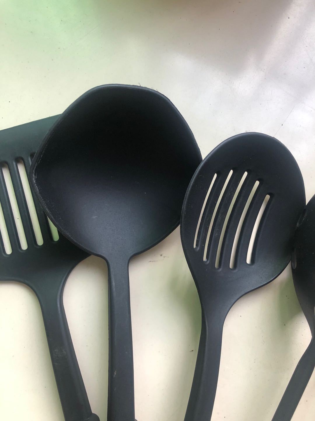 厂家直销出口厨具6件套塑料锅铲汤勺捞篱锅铲厨具漏铲勺厨房工具