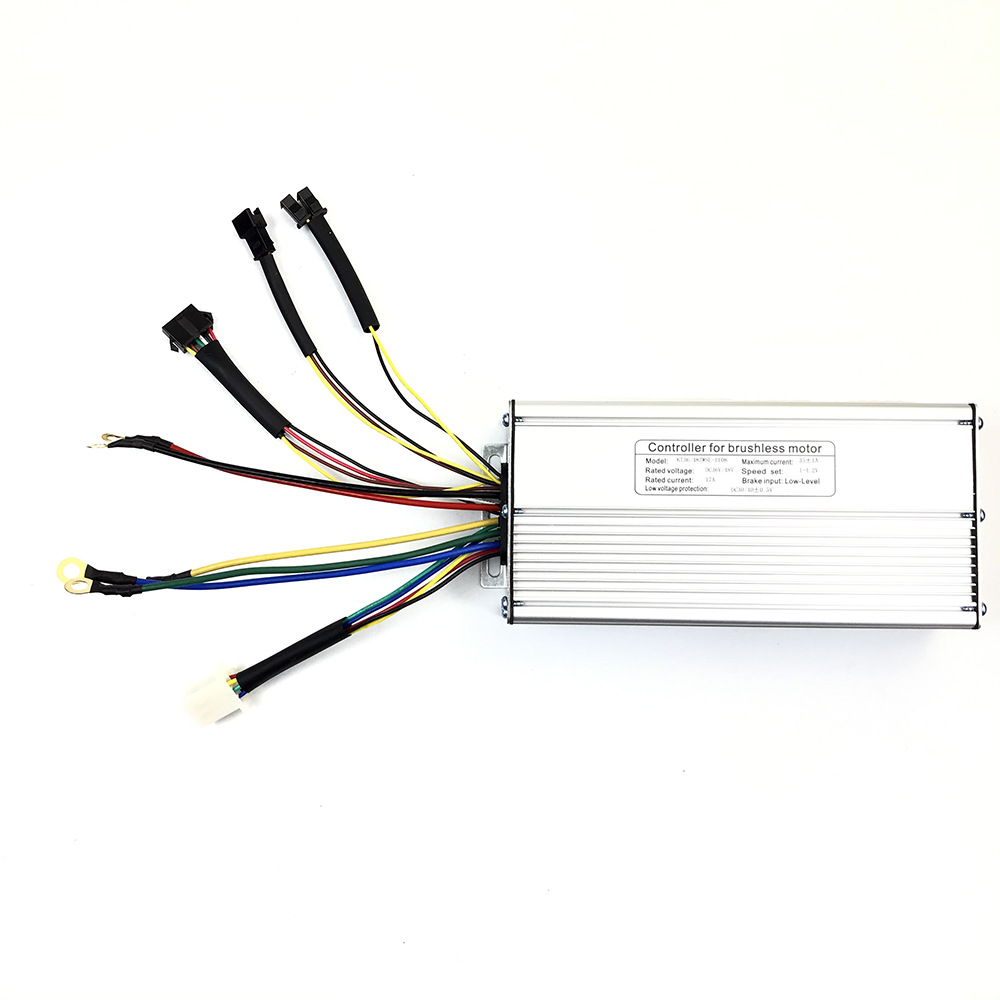 昆腾12管36/48v kt-35a sm接头 方波控制器/配用带显示转把6线