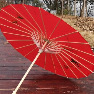 油纸伞古风流苏古装道具汉服拍照古典中国风舞蹈绸布工艺伞