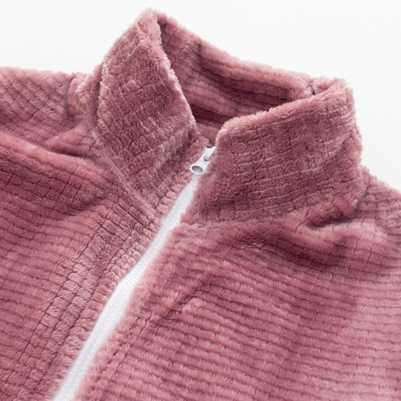 长袖法兰绒上衣睡衣上衣男女冬季加厚家居服男女加厚保暖加绒睡衣