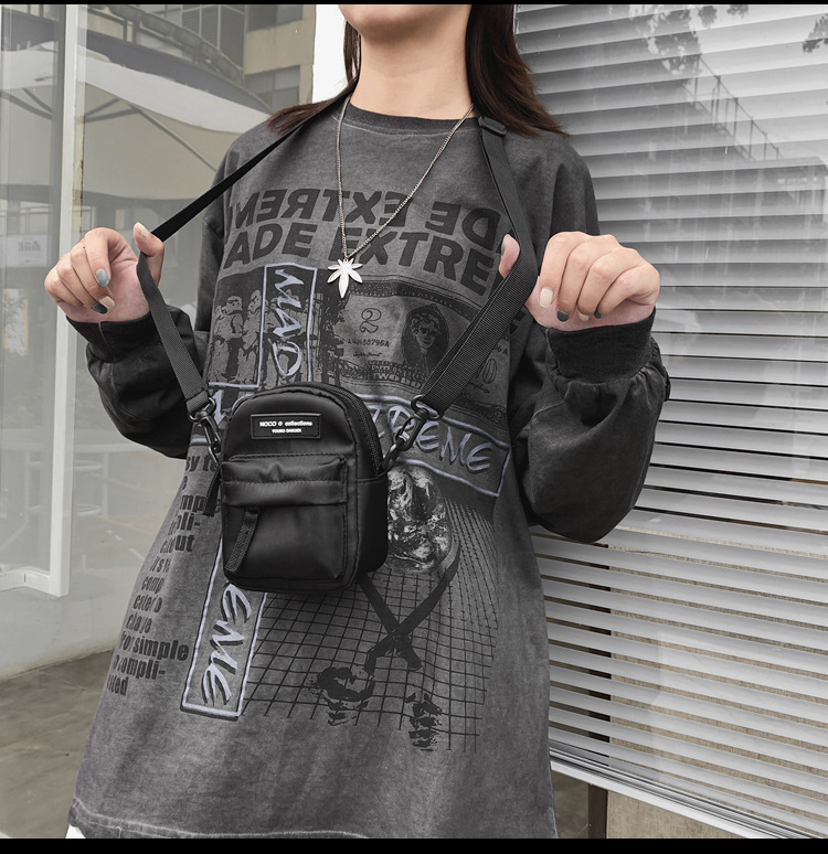 厂家批发情侣时尚手机挂包街头潮流男士单肩包轻便简约女士斜挎包