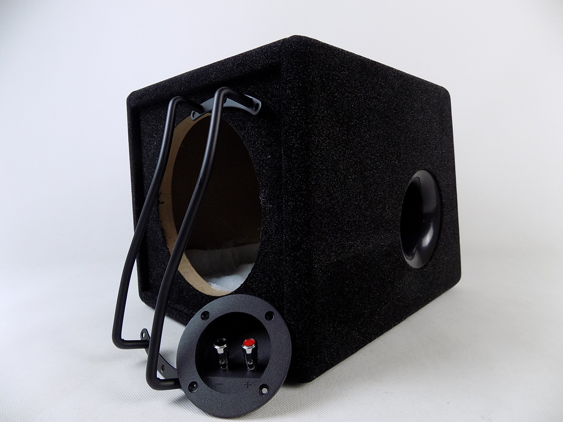 八寸有源无源重低音空箱 汽车音响改装配件 18厘中纤板木箱体绒布