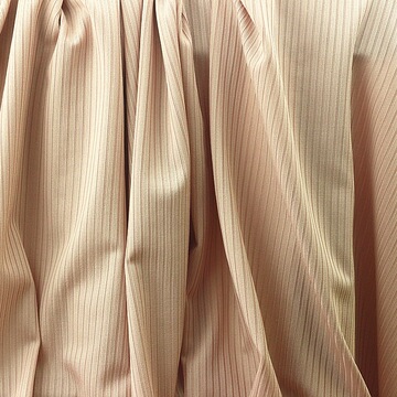 涤纶氨纶罗纹螺纹布服装面料针织纬编双面布低弹涤弹力4×2罗纹布