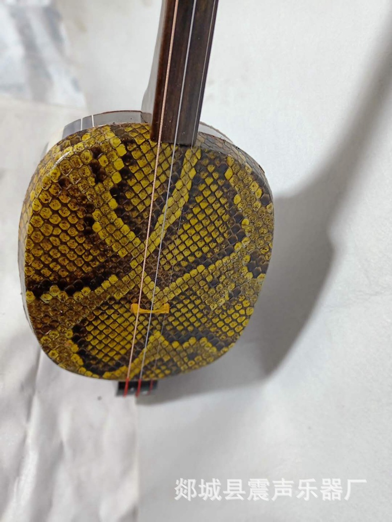 厂家供应黑檀小三弦古典弹拨类考级乐器黑檀三弦送配件