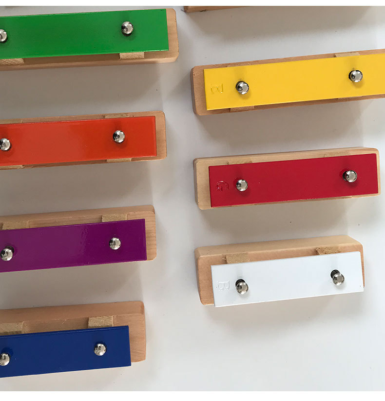 批发儿童教具音砖八音块标准调音8音音乐教具打琴手敲琴八音砖