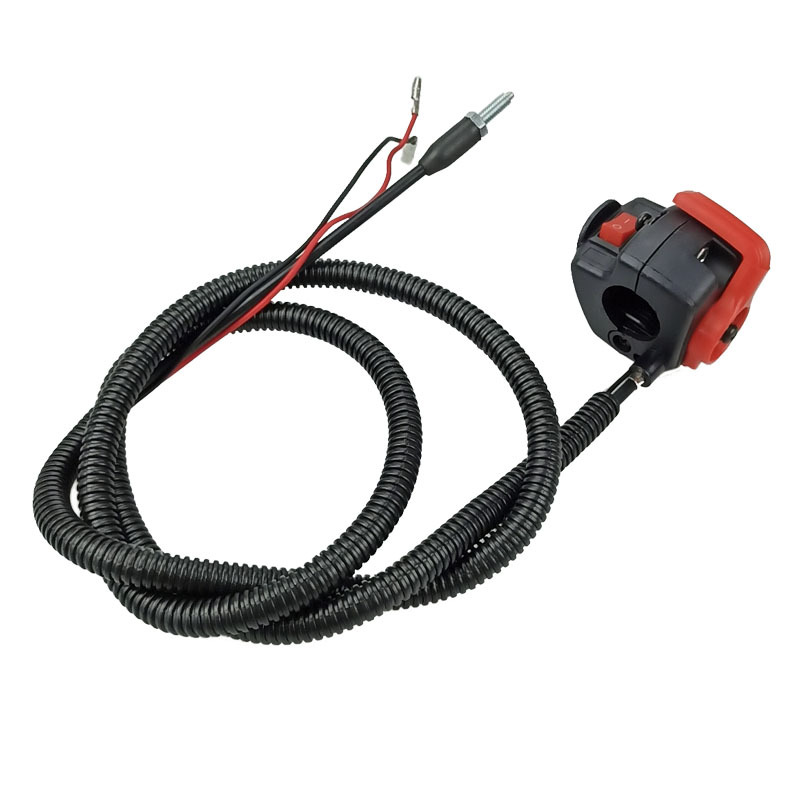 汽油振平尺油门线熄火开关总成背负侧挂式割草机高枝锯打草机配件