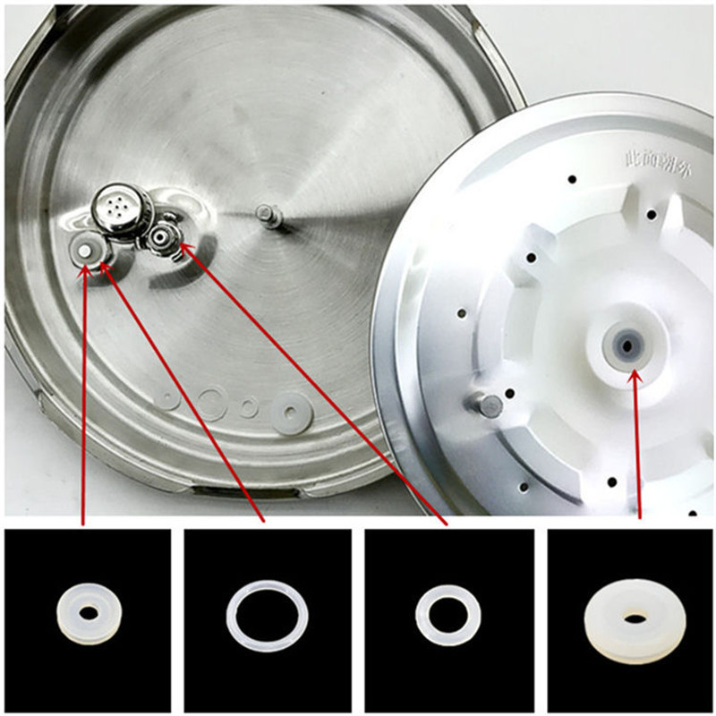 通用电压力锅配件电高压锅密封圈小胶圈胶垫圈浮子阀排气杆固定盖