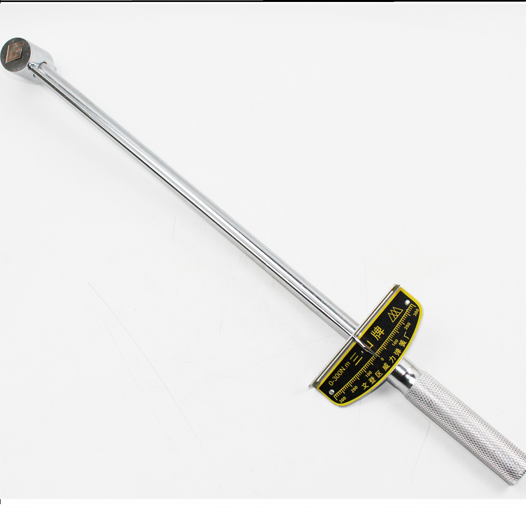 三山扭力扳手手动扭力扳手指针式扭力扳铬钒钢公斤扳手0300n