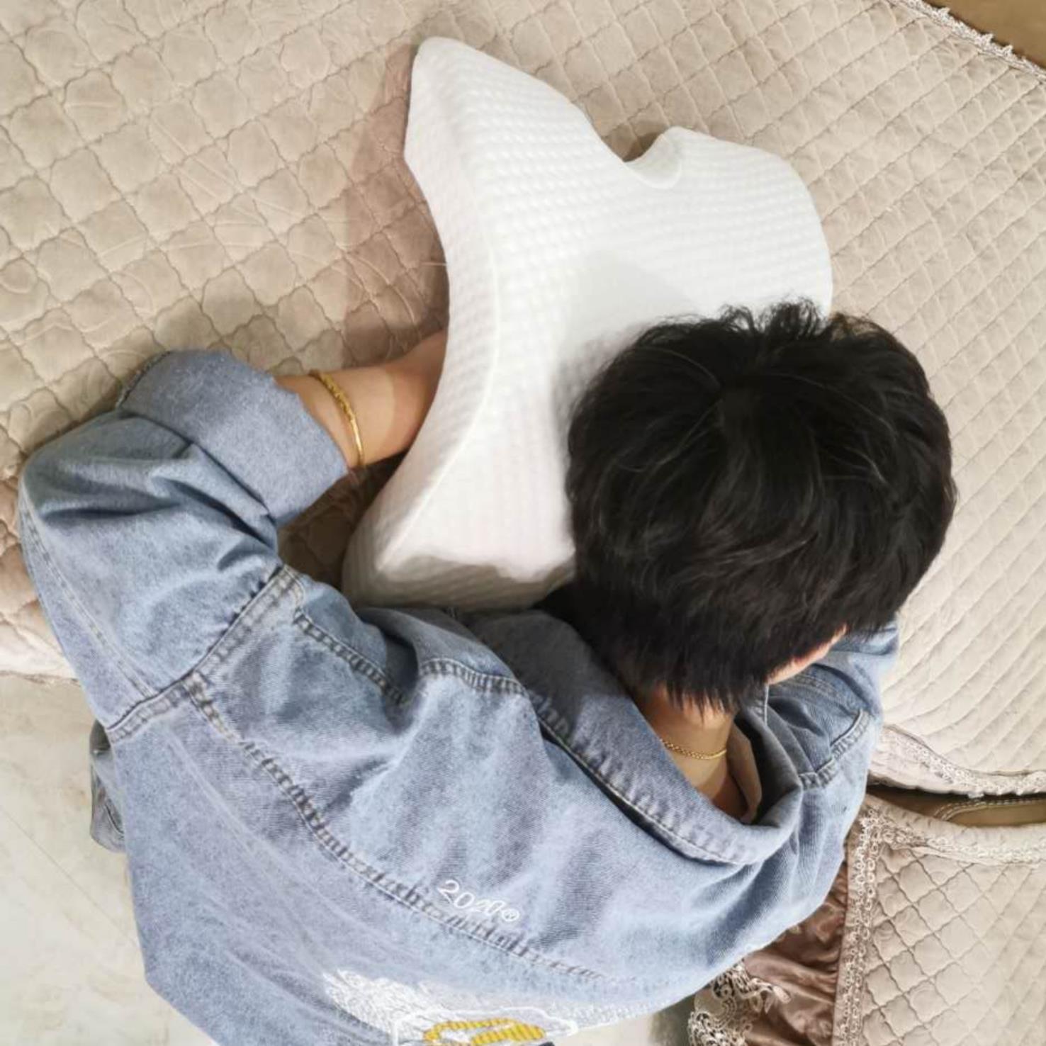 垫脚枕头睡眠腿夹枕腿部抬高孕妇抬高脚侧卧睡觉按摩夹腿枕记忆棉