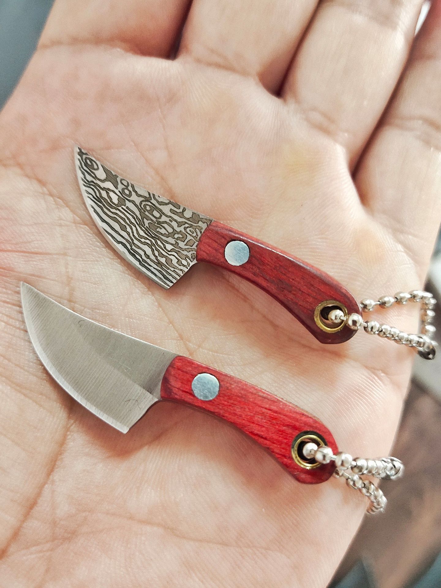 花纹迷你小菜刀 礼品刀 钥匙扣挂饰小刀 厂家直销 收藏精美小刀