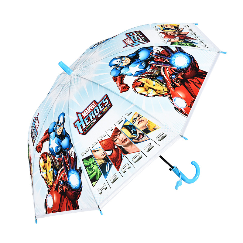 Children's Umbrella Cartoon Anime Poe Cute Gift Creative Umbrella Flexible Wind-Resistant 8-Bone Sunshade Rain-Proof Multiple Options