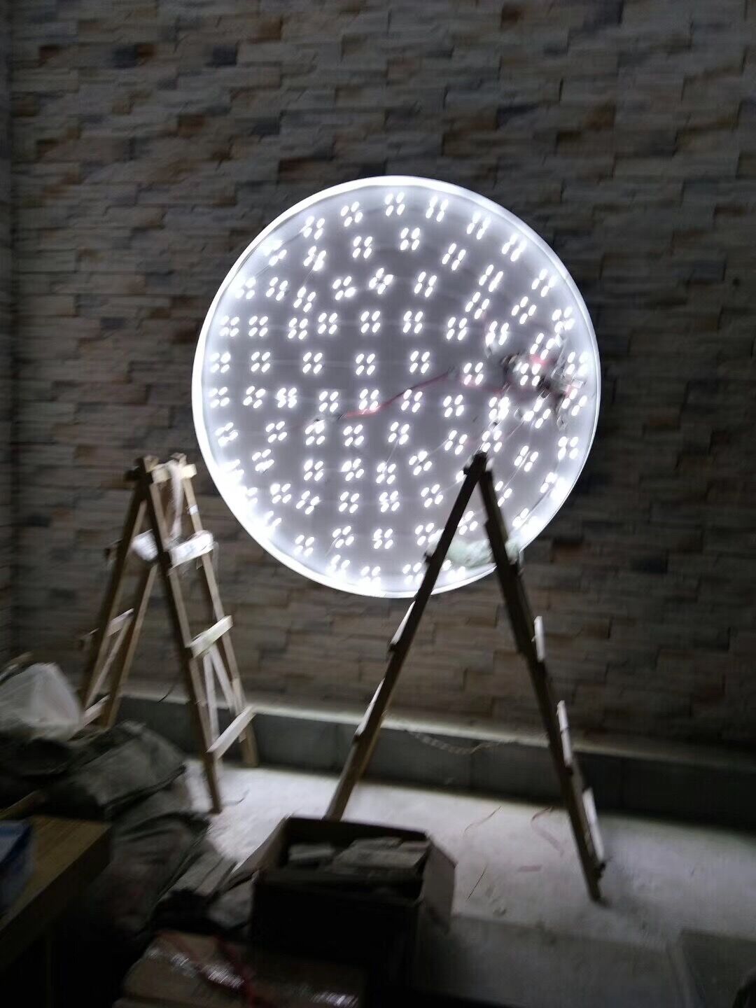 led区块链灯 3030漫反射广告异型灯箱软膜天花高压220v漫反射灯块