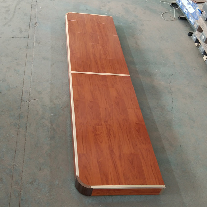 教室讲台地台教学地台站台钢质木质圆角斜角直角地台舞台厂家直销