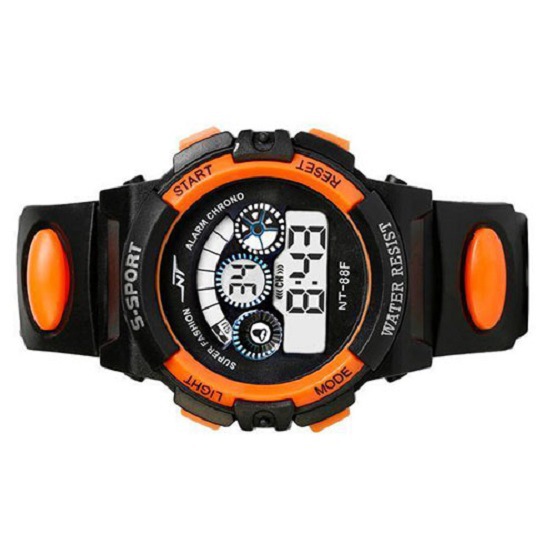 热卖男款七彩夜光手表多功能创意照明儿童学生电子表厂家现货批发