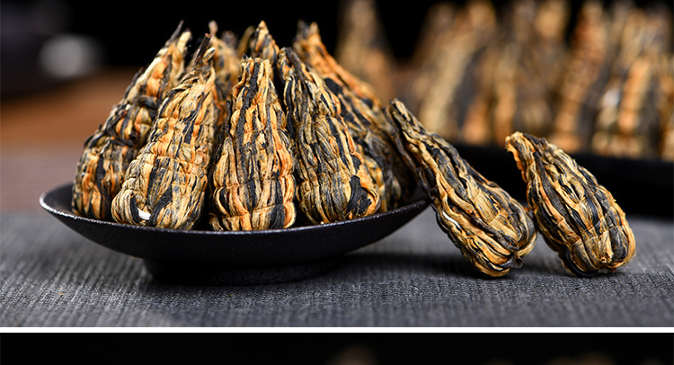 宝塔滇红 凤庆滇红茶 手工茶玲珑金塔古树红茶散茶100g盒装