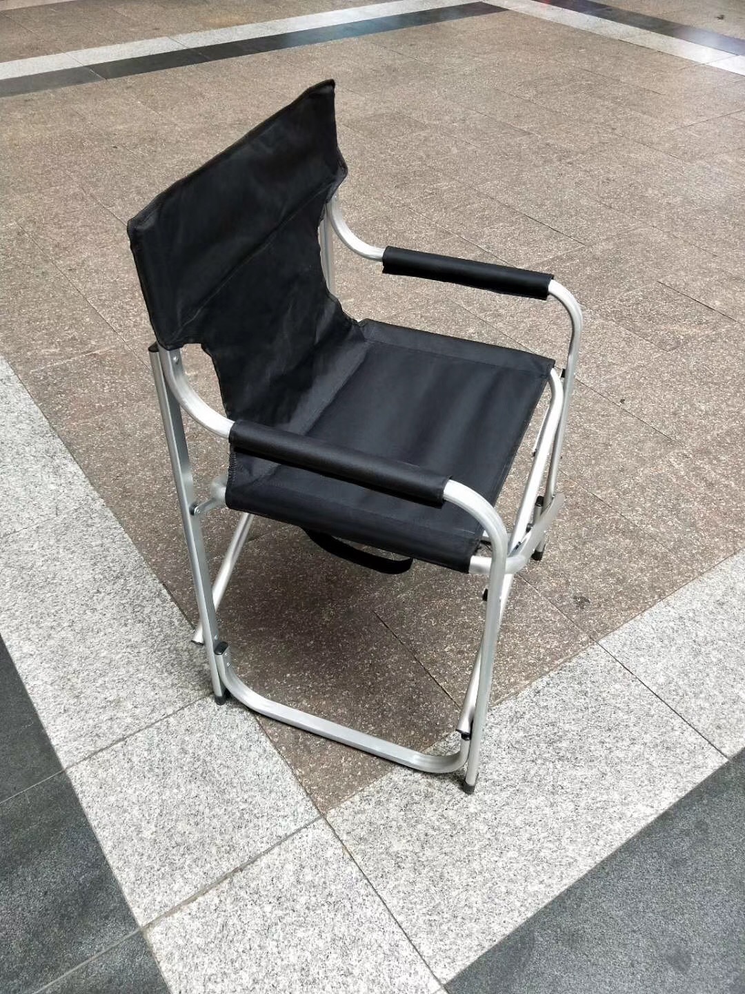 Portable Leisure Folding Chair Outdoor Beach Chair Fishing Chair Aluminum Tube Director Chair with Table Board