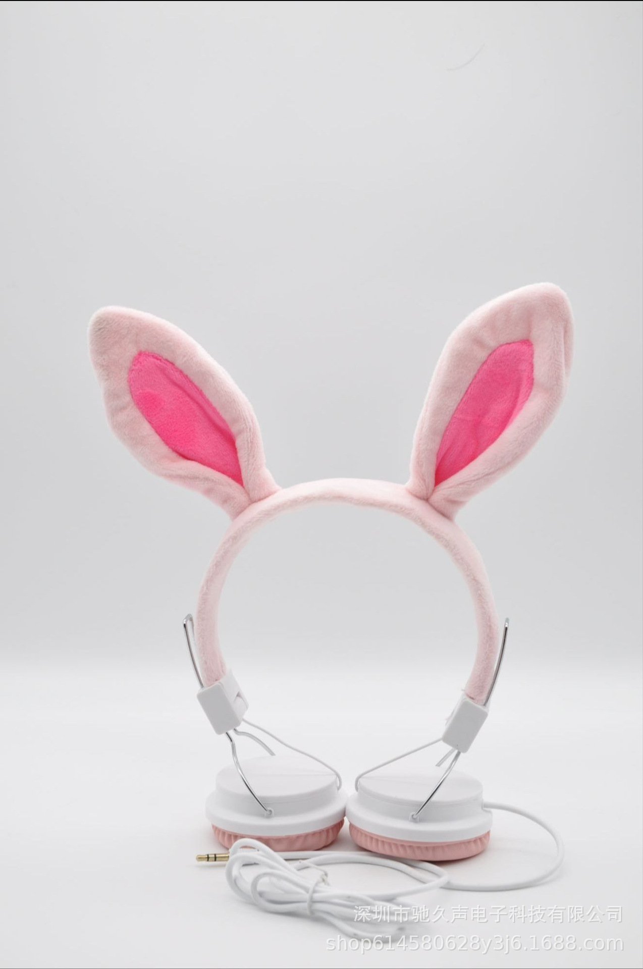 5mm有线头戴式耳机 卡通兔耳朵耳机.儿童耳机电脑耳机礼品耳机
