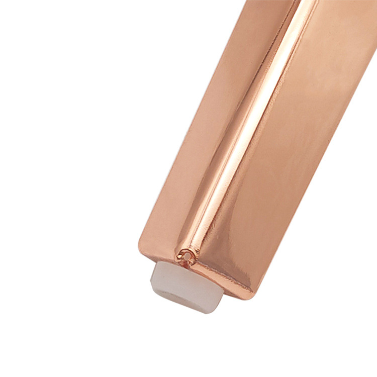 玫瑰金沙发脚电视柜脚支撑腿茶几脚浴室柜脚家具脚轻奢金属脚五金