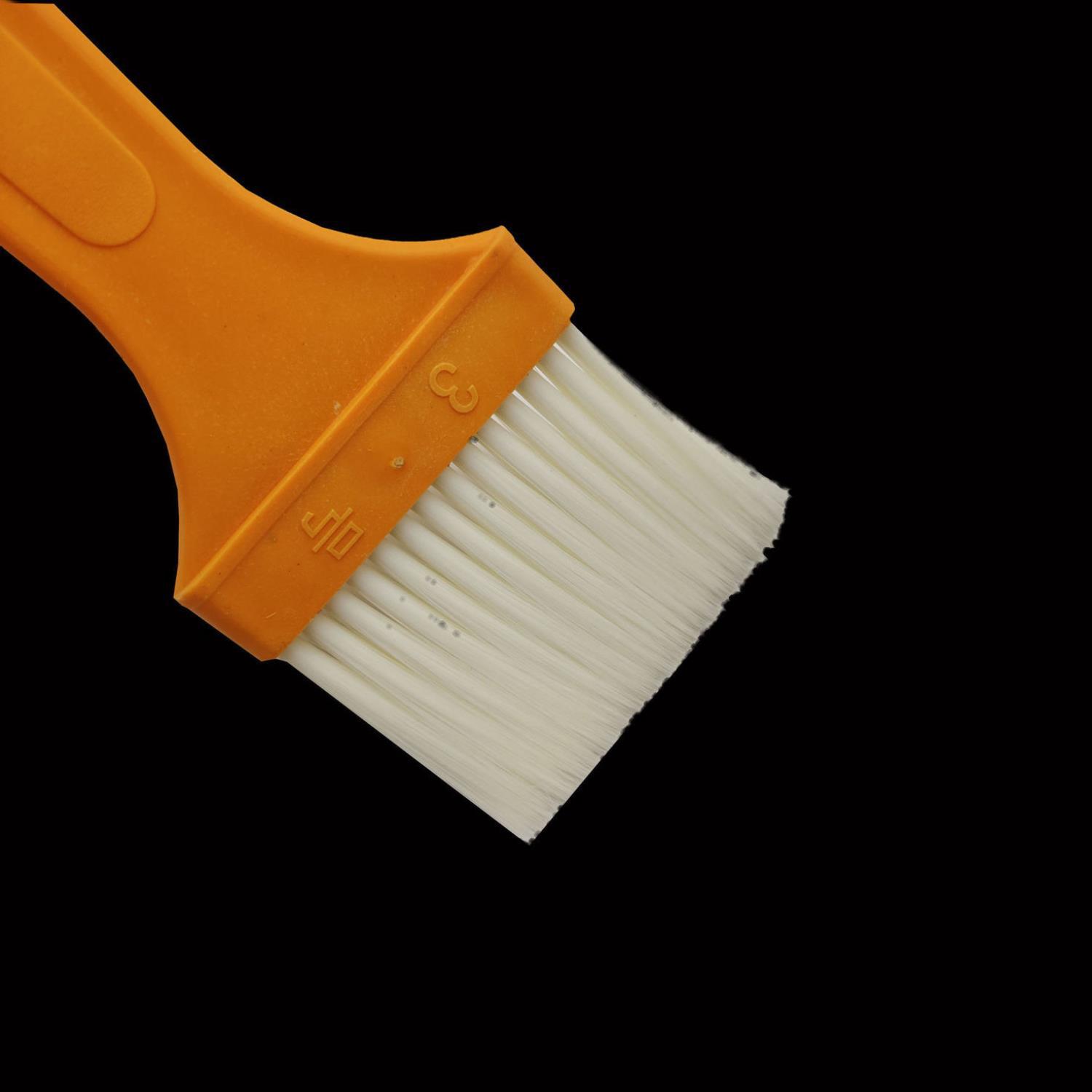 烧烤刷塑料柄毛刷不掉毛肠粉刷食品烘培刷软毛清洁无痕刷薄柄胶刷-阿