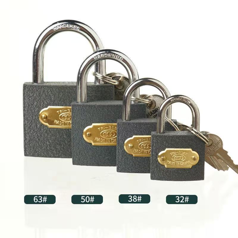 best brand iron padlock small lock dormitory cabinet electric meter box padlock open lock warehouse lock gray lock