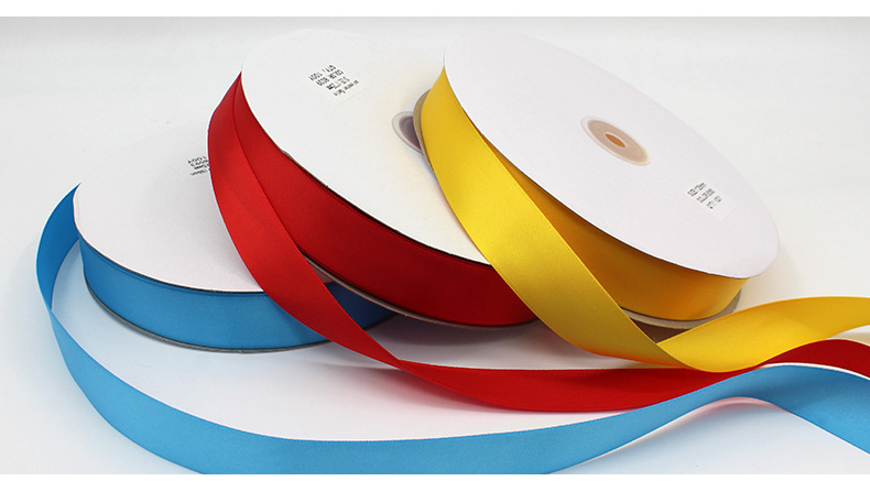 【一卷包邮】2.5cm色丁带彩带礼盒包装丝带蝴蝶结织带婚礼装饰带