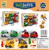 children Disassembly and assembly Toy car Fire Sanitation trucks Engineering vehicles kindergarten gift festival gift suit children Disassembly and assembly Toy car Fire Sanitation trucks Engineering vehicles kindergarten gift festival gift suit