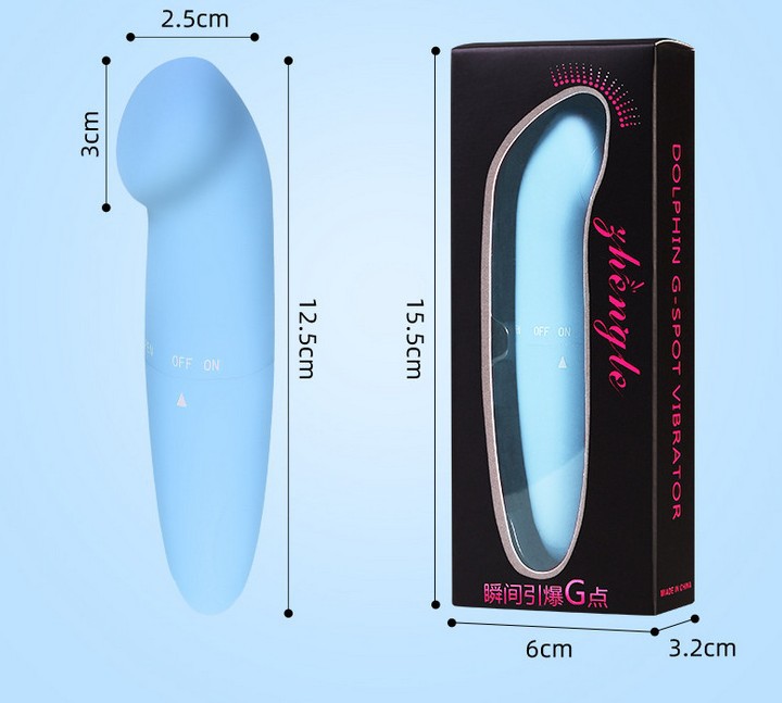 Sexy Dolphin Single Vibrator Female Self-Wei Device Wireless Massage Stick Adult Supplies Mini Vibrator