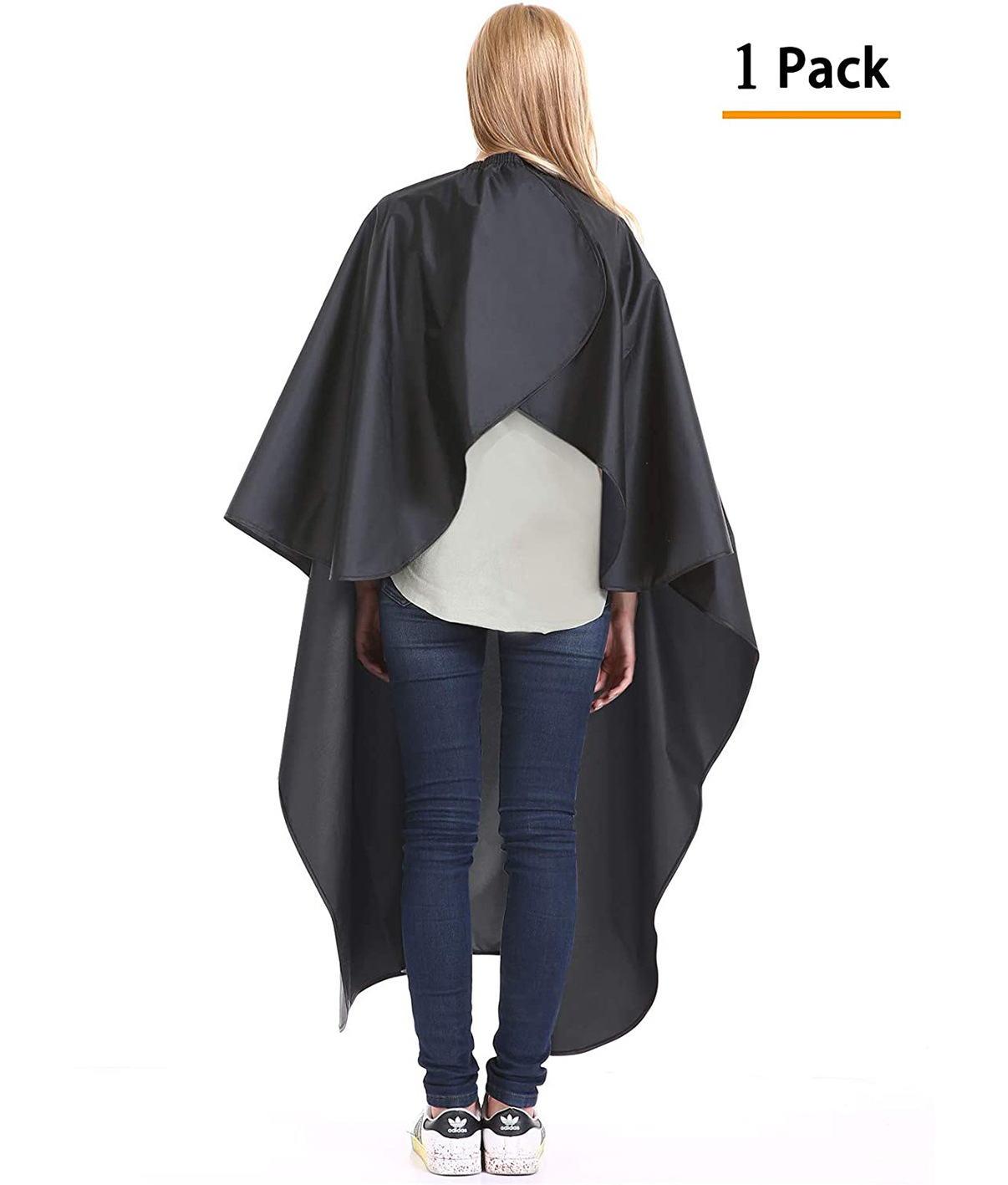 理发披风 2件套发型帽和披风 防水防电可调节 不沾发个人或专用