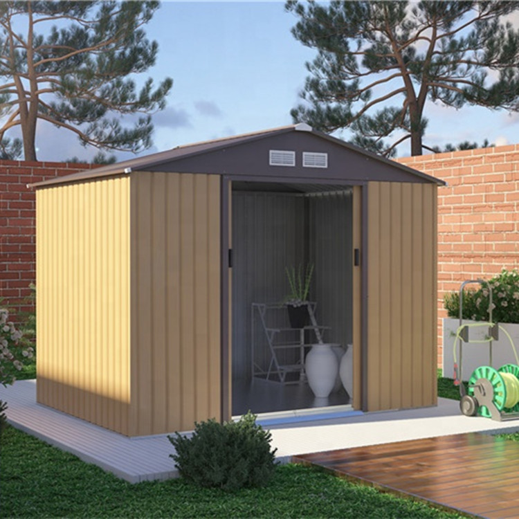 批发铝合金材质花园杂物储物室菜园菜园工具杂物间仓库移动板房