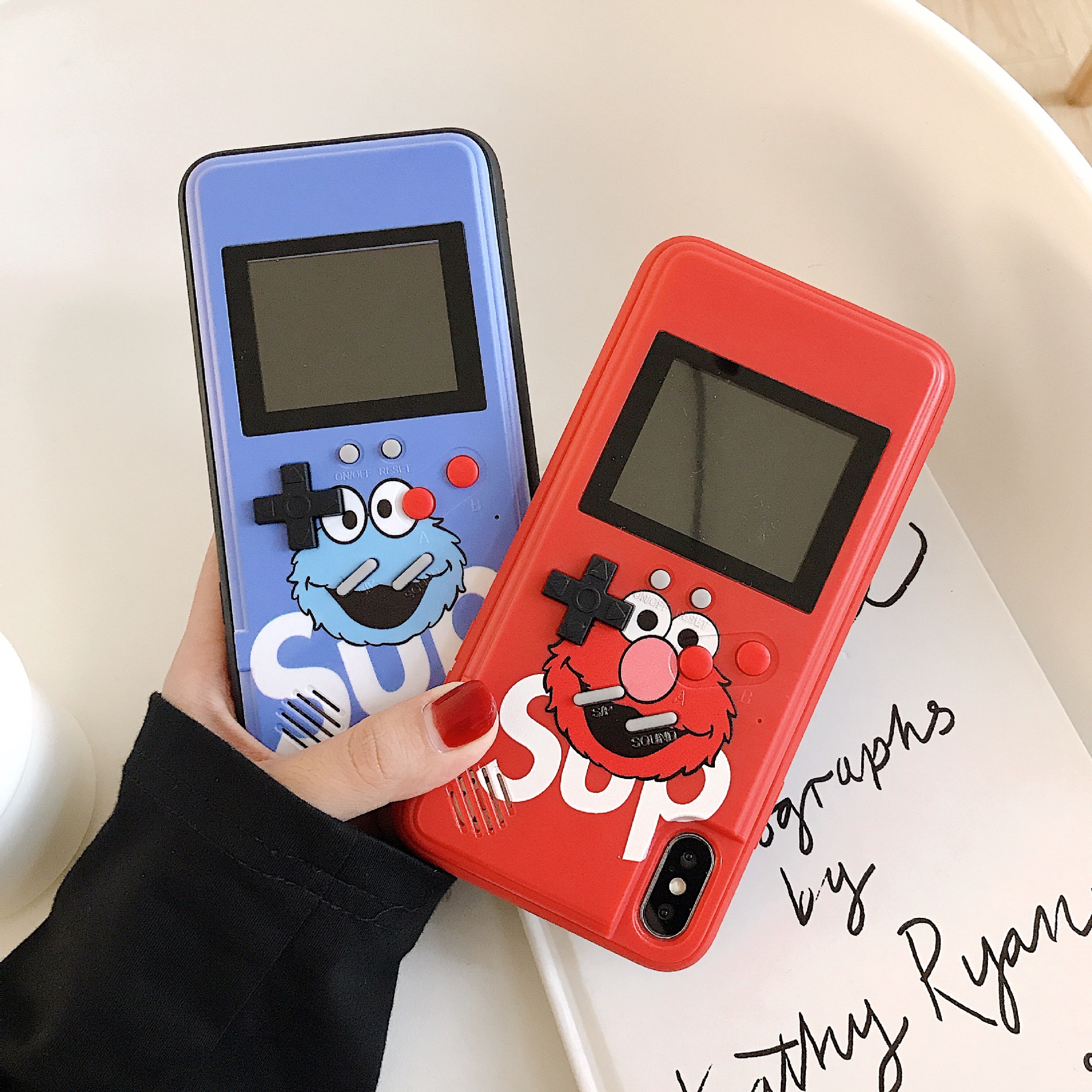 oppoa9手机壳reno抖音r15情侣彩屏游戏机r15梦境r11s好玩r17潮r9s