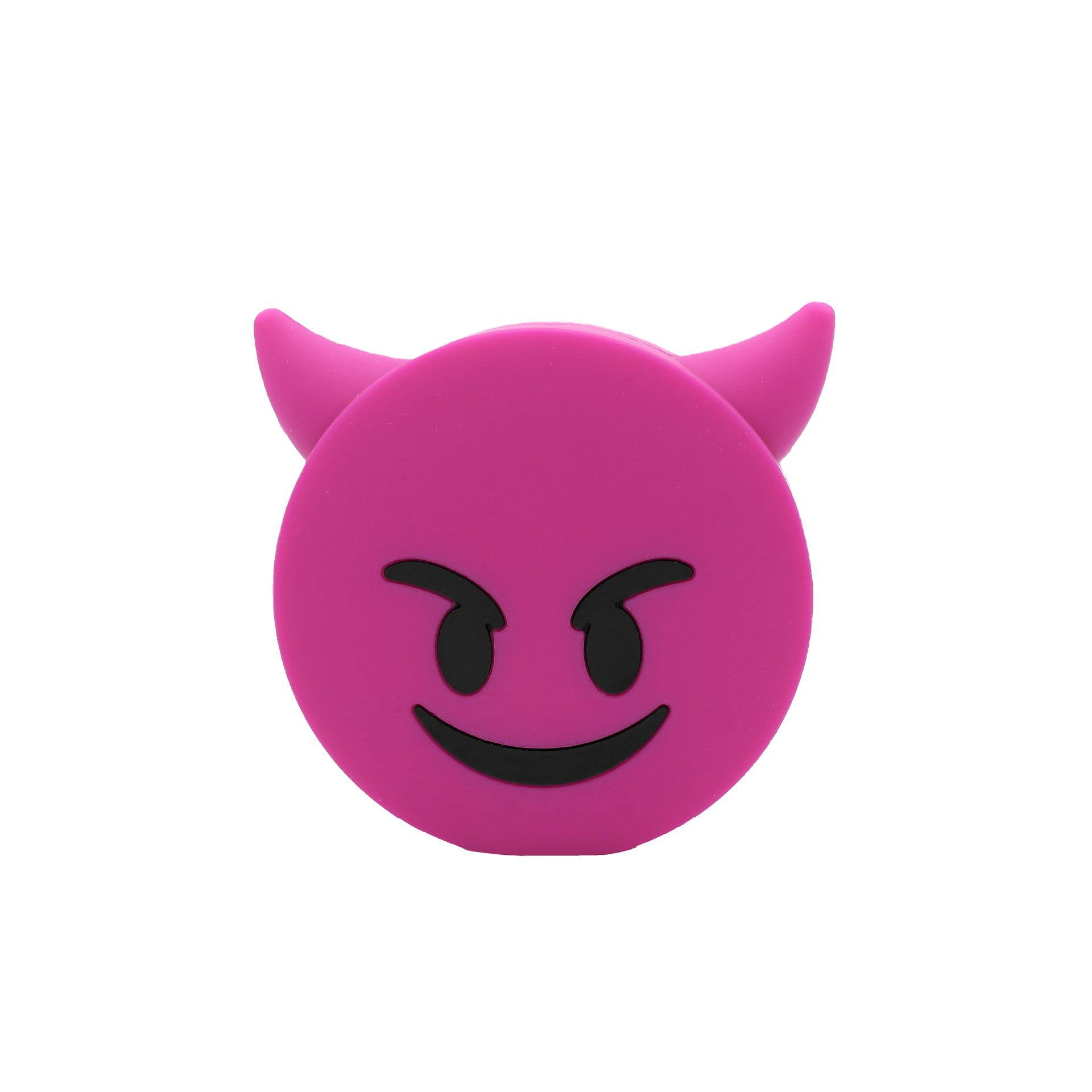 跨境批发移动电源可爱小恶魔表情类新款充电宝亚马逊货源oem定制