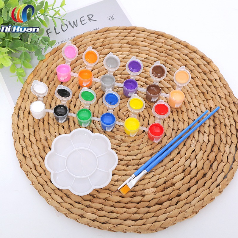 Children Acrylic Paint Kindergarten Art Graffiti Gypsum Paint Kite Painting pigment