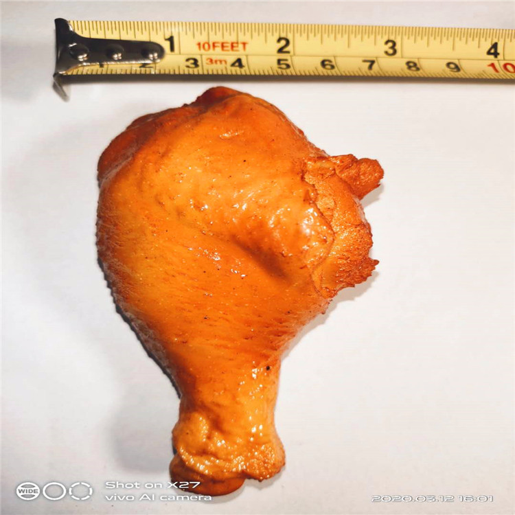 制作工艺仿生材料来源人造类别摆件产品编号大鸡腿模型品牌红叶美工艺