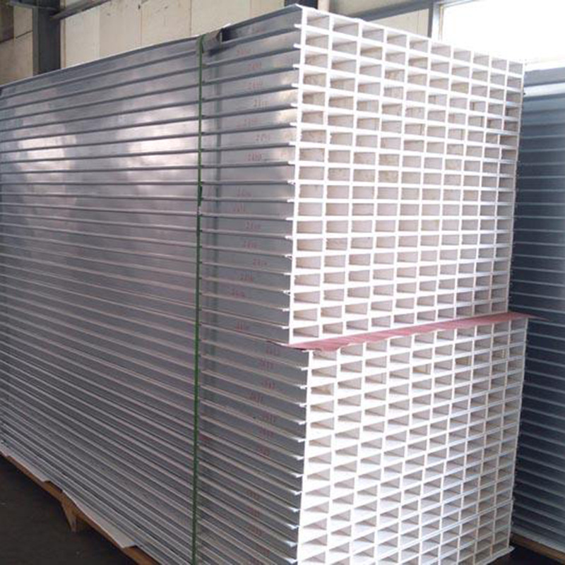 玻镁夹芯板 外墙隔热中空净化板机制玻镁彩钢板防火高强度夹板