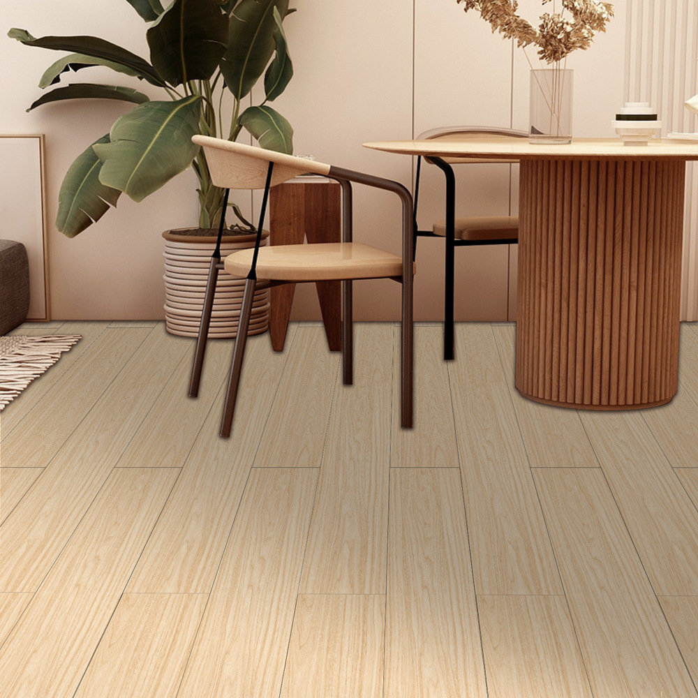 wdf003仿木纹磨砂地板贴防水防滑自粘墙贴客厅卧室办公室商场装饰