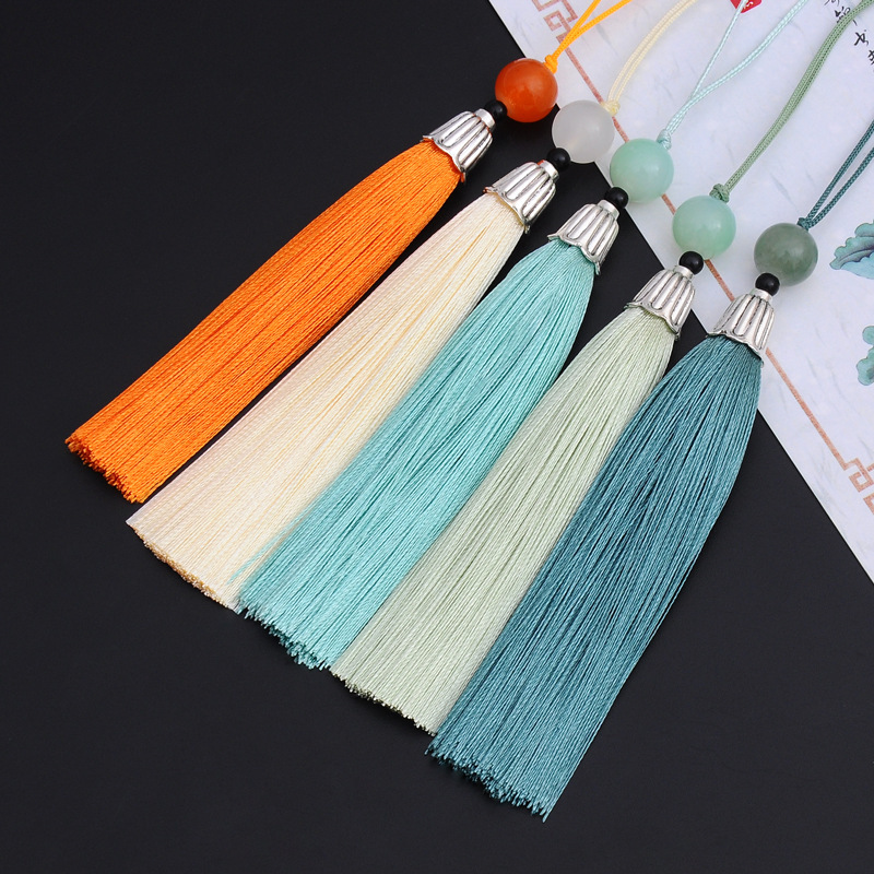 New Buddhist Flower Chinese Knot Tassel Pendant Clothing Clothing Metal Tassel Tassel Fan Bookmark Sachet Tassel