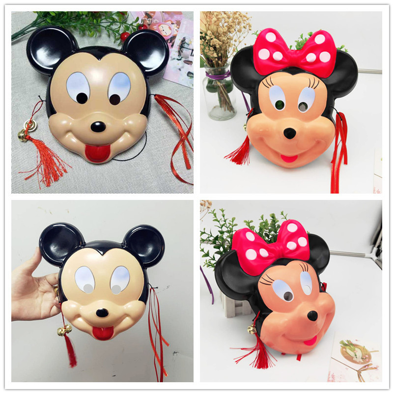 万圣节儿童游戏表演面具卡通动漫米老鼠日本mask米妮米奇面具