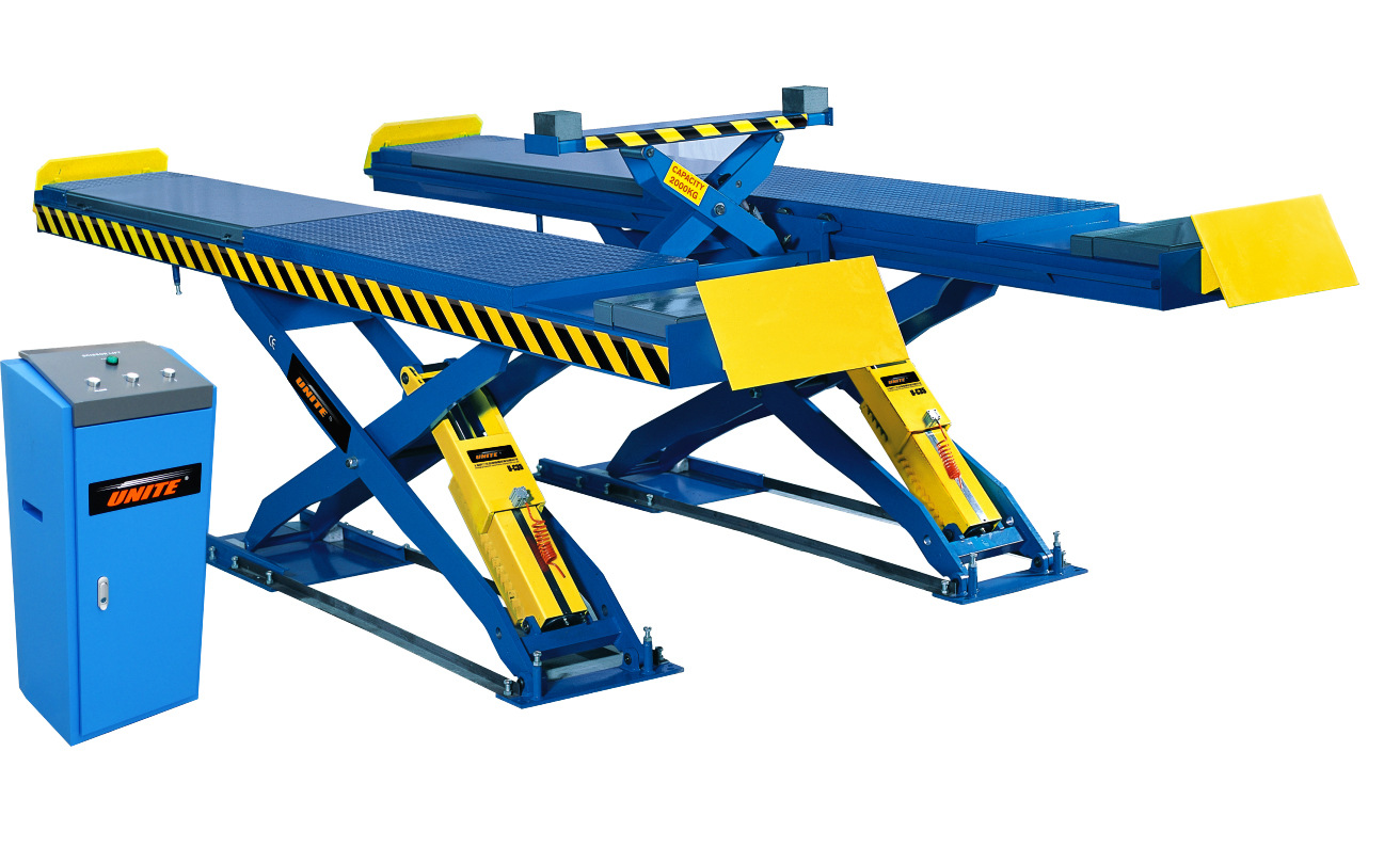 优耐特大剪单层藏地式四轮定位举升机u-c35 u-c45 u-c55不含小车