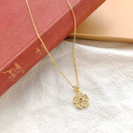 五叶草项链饰品