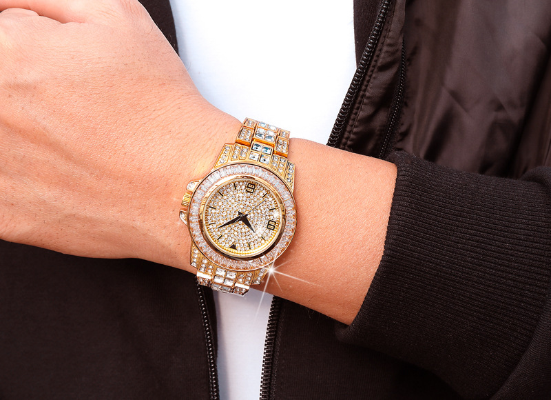 满天星带钻手表男满钻网红ins风奢华霸气男表高级感2020年新款表