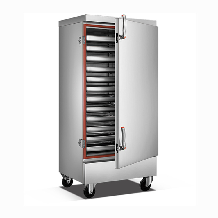 厂家直销 成就牌12盘电蒸饭车 蒸饭柜 电/蒸汽两用蒸柜 电蒸饭机