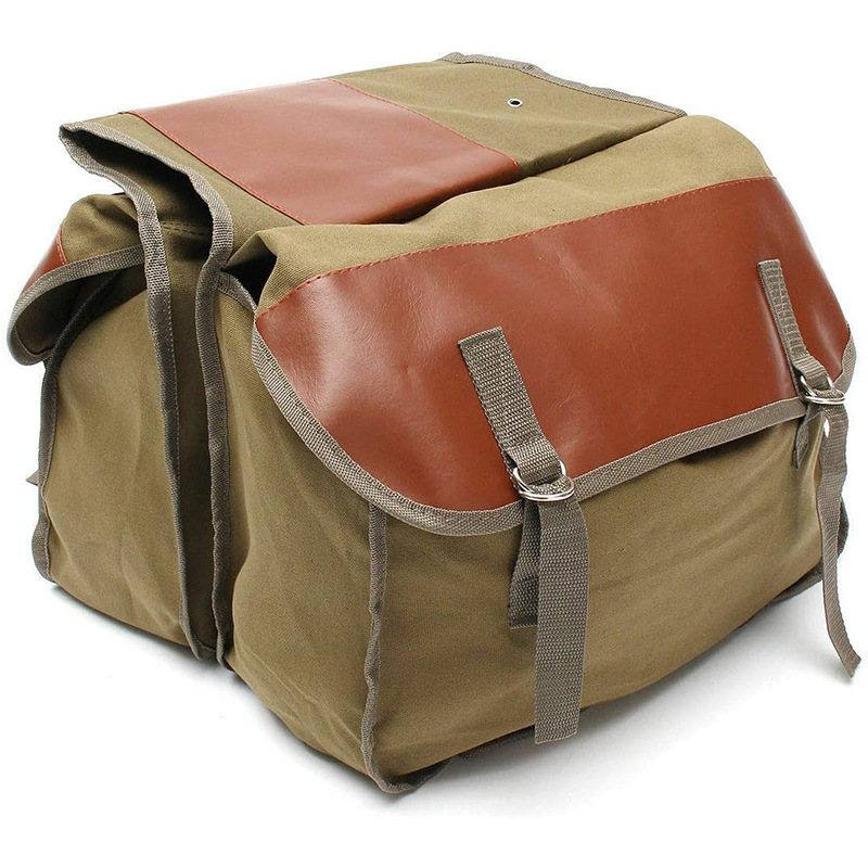 帆布摩托车包定制大容量摩托车骑行包双包摩托车收纳包厂家直销