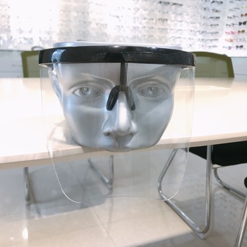 工厂现货防飞沫防护面罩隔离透明支架式眼镜防雾防飞溅护目镜订单