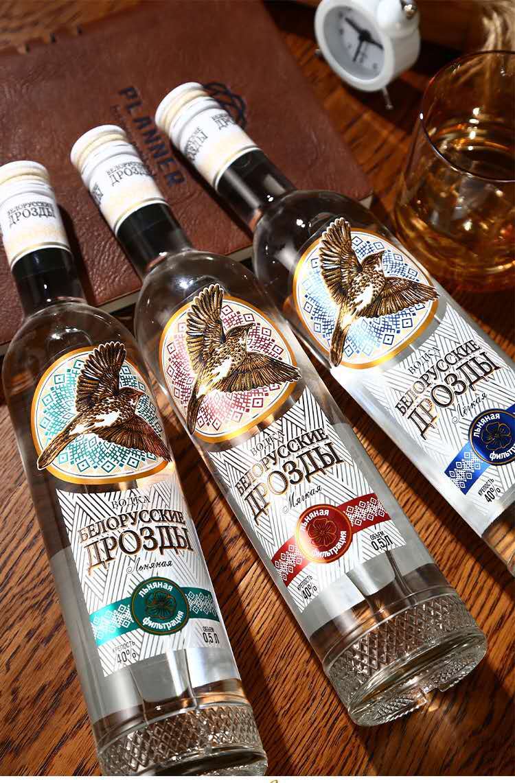 洋品多俄罗斯小鸟伏特加味道清柔型伏特加500毫升瓶装