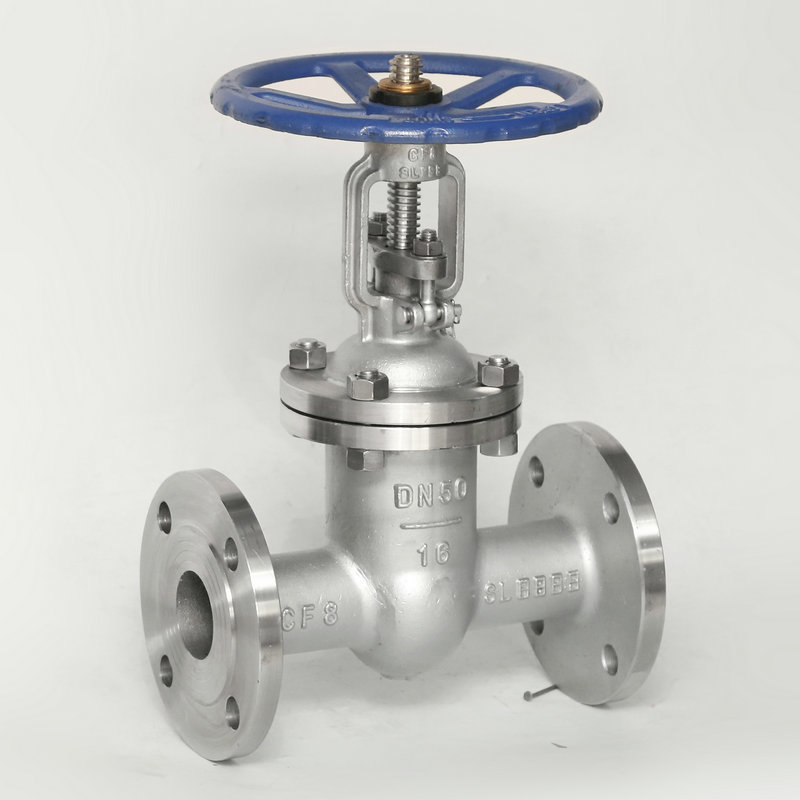 不锈钢法兰闸阀dn15-dn500大型二通式工业法兰阀门 手动法兰闸阀