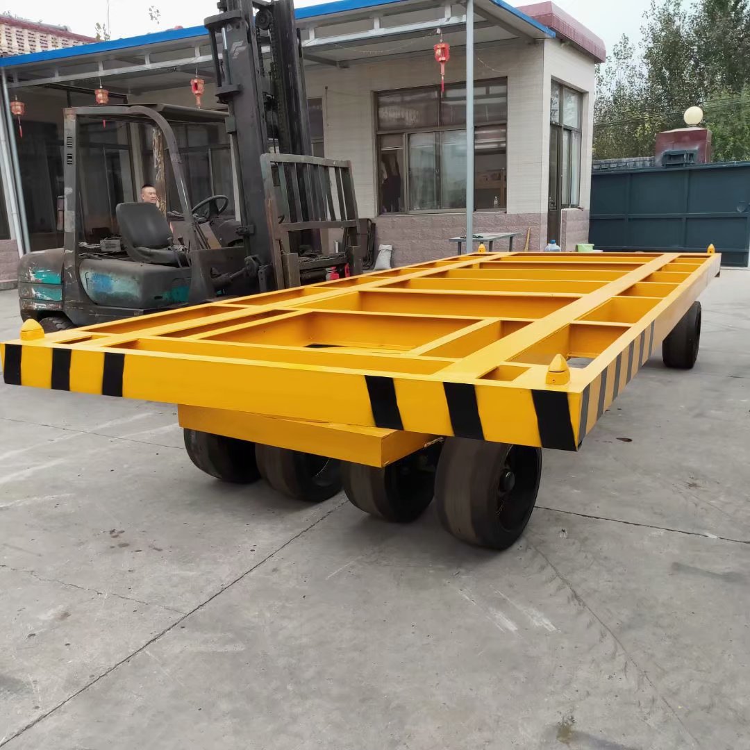 30吨集装箱框架拖车 6100*2450*850 4万骨架重型物流工矿平板车