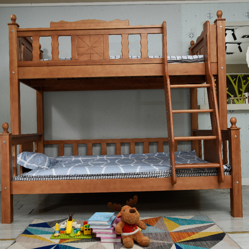 现货批发实木上下床 儿童床上下高低床 双层床 实木儿童床