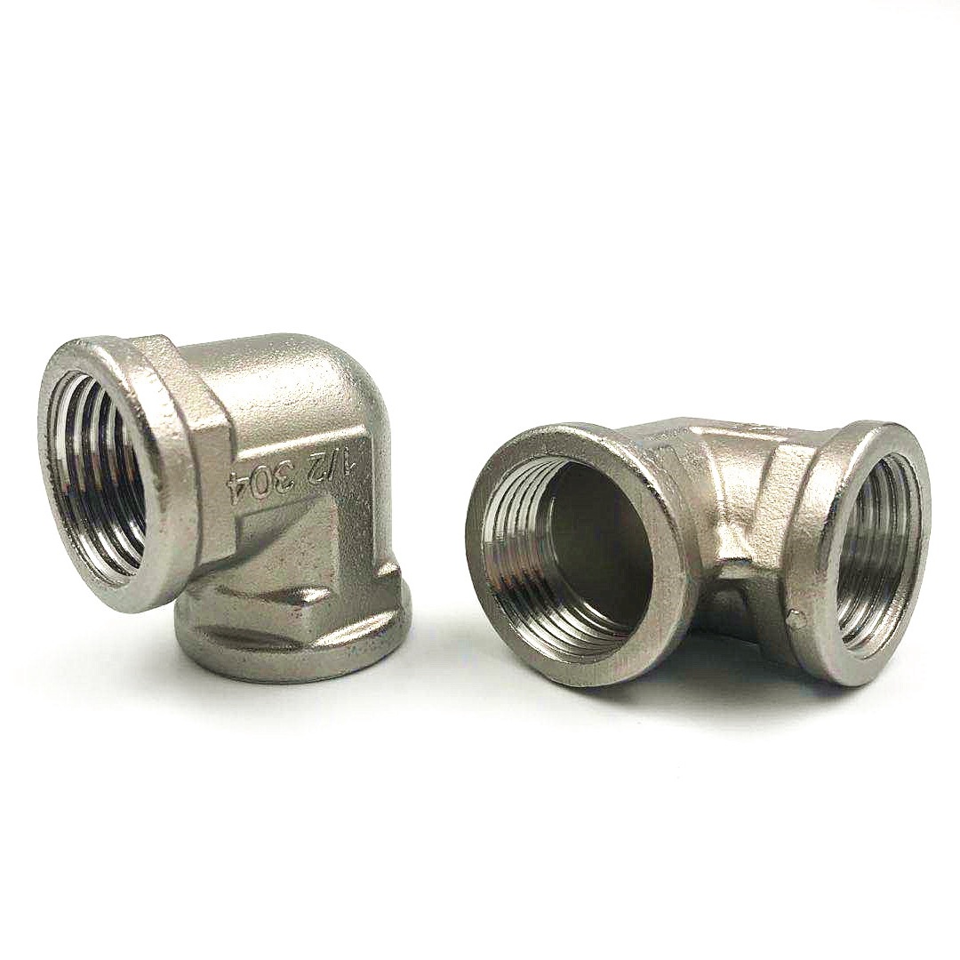 厂家直销不锈钢弯头 内丝内牙弯头201304双内弯 内螺纹弯头90度