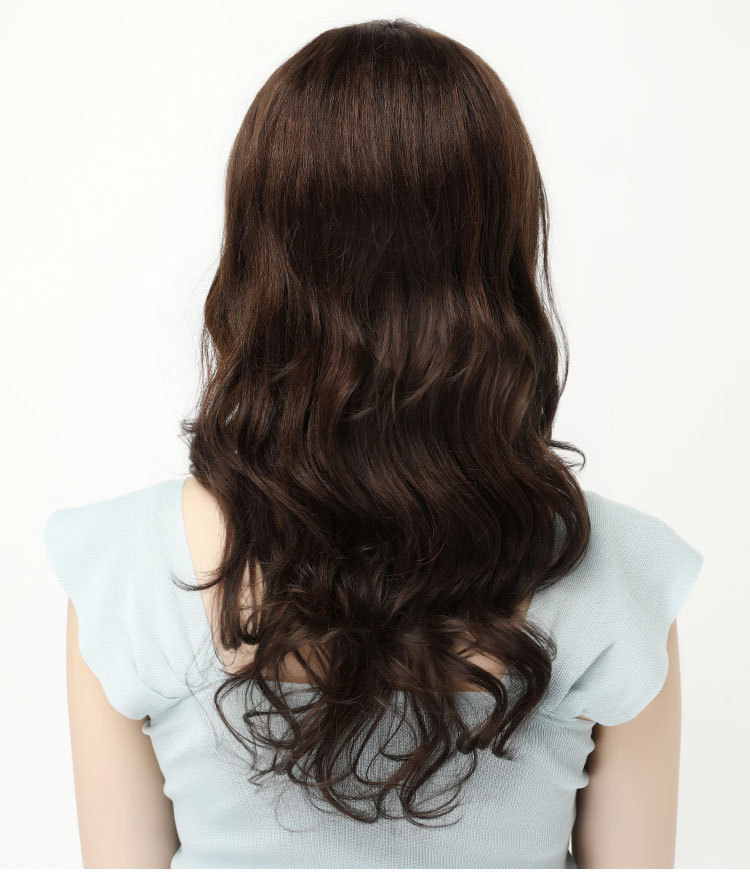 厂家直销假发女长发大波浪中长卷发真发混合发中老年女士假发头套